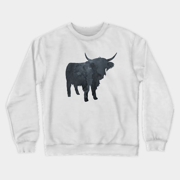 Highland Cattle Crewneck Sweatshirt by TheJollyMarten